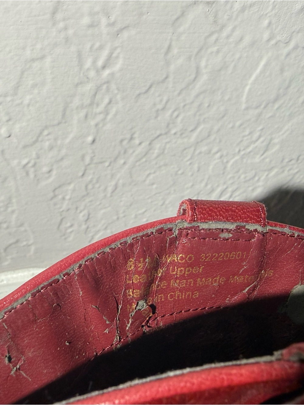 Franco Sarto Waco Red Leather Western Ankle Boots Women’s Size 8.5 - Picture 12 of 12